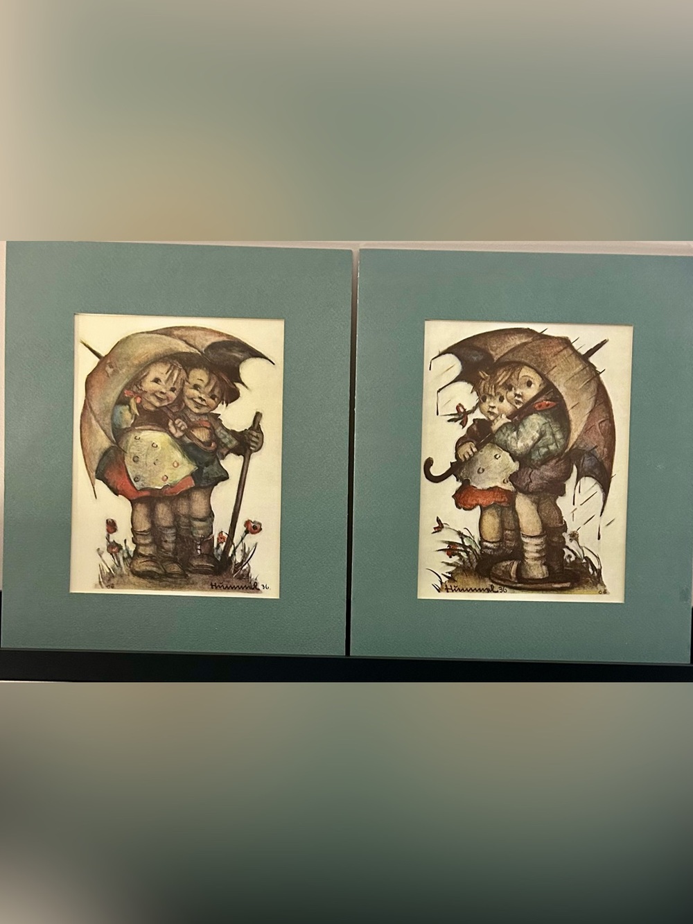 Vintage Hummel Set of 4 Matted Prints
16” Wall Art - Picture 8 of 11